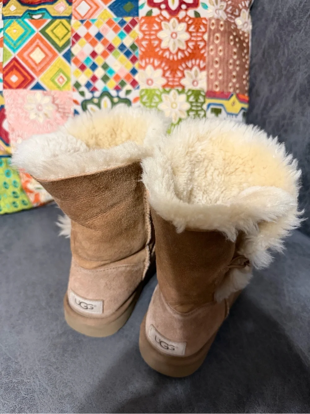 UGG plush cream